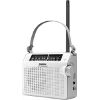 SANGEAN PR-D6 FM/AM COMPACT ANALOGUE TUNING PORTABLE RECEIVER WHITE