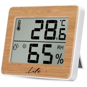LIFE WES-107 DIGITAL INDOOR THERMOMETER WITH HYGROMETER