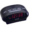 LENCO ICR-210 FM CLOCK RADIO BLACK