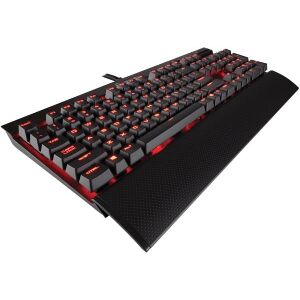 CORSAIR K70 LUX MECHANICAL GAMING RED LED CHERRY MX RED
