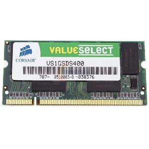 CORSAIR VS1GSDS400 SO-DIMM DDR 1GB PC3200 (400MHZ)