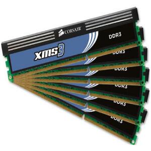 CORSAIR HX3X12G1600C9 XMS3 DDR3 12GB (6X2GB) PC3-12800 (1600MHZ) TRIPLE CHANNEL KIT