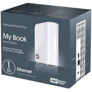 WESTERN DIGITAL WDH1NC10000E MY BOOK WORLD EDITION NETWORK DRIVE 1TB