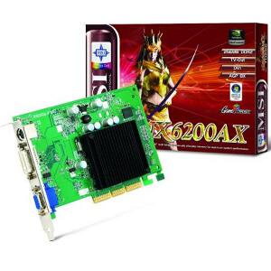 MSI NX6200AX-TD256H 256MB AGP RETAIL