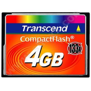 TRANSCEND TS4GCF133 4GB COMPACT FLASH 133X