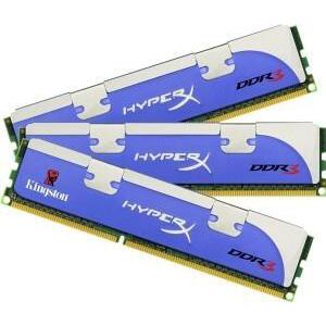 KINGSTON KHX1600C9D3K3/6GX 6GB (3X2GB) PC12800 1600MHZ HYPERX TRIPLE CHANNEL KIT