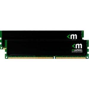 MUSHKIN 4GB (2X2GB) DDR3 PC3-12800 I5 BLACK ESSENTIAL DUAL CHANNEL KIT