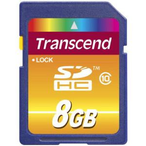 TRANSCEND 8GB SECURE DIGITAL CARD HIGH CAPACITY CLASS 10