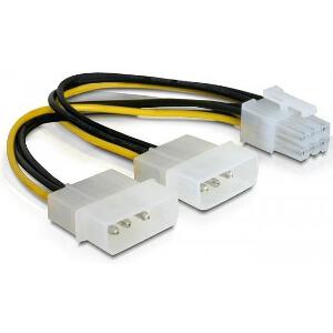 DELOCK 82315 POWER CABLE FOR PCI EXPRESS CARD 15CM