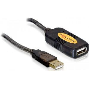 DELOCK CABLE USB 2.0 EXTENSION ACTIVE 5M