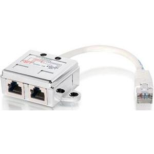 EQUIP 127603 RJ45 MODULAR T-ADAPTER STP CAT.5E