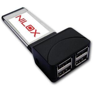 NILOX PCMCIA CARD 4X USB 2.0 PORT