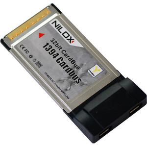 NILOX PCMCIA CARD 2X FIREWIRE PORT