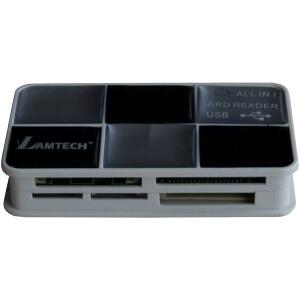 LAMTECH ALL IN 1 CARD READER USB2.0 BLACK/SILVER