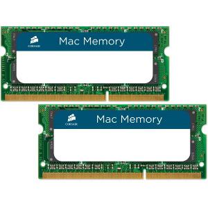 CORSAIR CMSA16GX3M2A1333C9 SO-DIMM 16GB (2X8GB) PC3-10666 DUAL CHANNEL KIT MAC BLACK