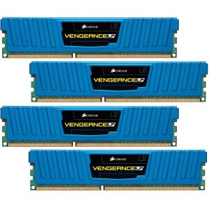 CORSAIR CML16GX3M4A1600C9B VENGEANCE 16GB (4X4GB) PC3-12800 QUAD CHANNEL KIT BLUE