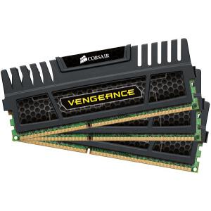 CORSAIR CMZ12GX3M3A1600C9 VENGEANCE 12GB (3X4GB) PC3-12800 TRIPLE CHANNEL KIT