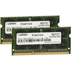 MUSHKIN 997037 SO-DIMM 8GB DDR3-1600 DUAL ESSENTIALS SERIES