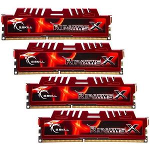 G.SKILL F3-10666CL9Q-32GBXL 32GB (4X8GB) DDR3 PC3-10666 1333MHZ RIPJAWSX QUAD CHANNEL KIT