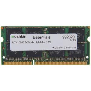 MUSHKIN 992020 8GB SO-DIMM DDR3 PC3-10666 1333MHZ ESSENTIALS SERIES