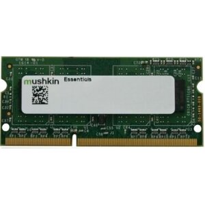 MUSHKIN 991647 4GB SO-DIMM DDR3 PC3-10666 1333MHZ ESSENTIALS SERIES