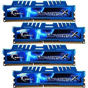 G.SKILL F3-1600C9Q-32GXM 32GB (4X8GB) DDR3 PC3-12800 1600MHZ RIPJAWSX QUAD CHANNEL KIT