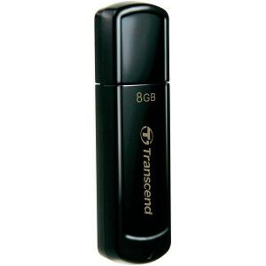 TRANSCEND TS8GJF350 JETFLASH 350 8GB USB2.0 FLASH DRIVE BLACK