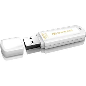 TRANSCEND TS32GJF730 JETFLASH 730 32GB USB3.0 FLASH DRIVE WHITE