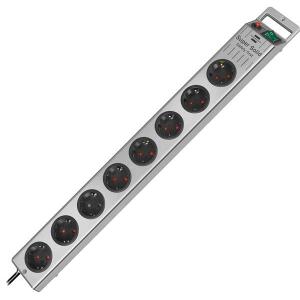 BRENNENSTUHL SUPER SOLID LINE 8 SOCKET SILVER
