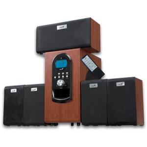 GENIUS SW-HF5.1 6000 WOOD 5.1 SURROUND SYSTEM