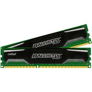 CRUCIAL BLS2CP4G3D1609DS1S00 BALLISTIX SPORT 8GB (2X4GB) DDR3 PC3-12800 1600MHZ DUAL CHANNEL KIT