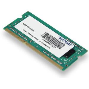 PATRIOT PSD34G160081S 4GB SO-DIMM DDR3 1600MHZ PC3-12800