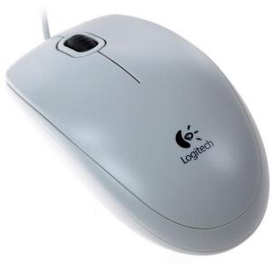 LOGITECH B100 OPTICAL USB MOUSE WHITE