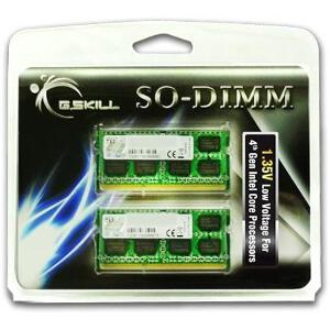 G.SKILL F3-1600C11D-16GSL 16GB (2X8GB) SO-DIMM DDR3 1600MHZ STANDARD DUAL CHANNEL KIT