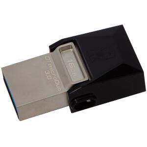 KINGSTON DTDUO3/16GB DATATRAVELER MICRODUO 16GB USB3.0 FLASH DRIVE