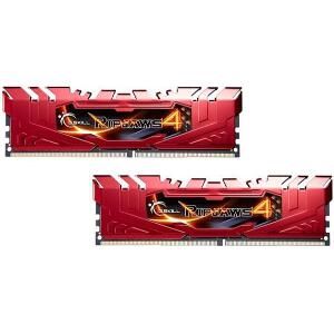 G.SKILL F4-2400C15D-16GRR 16GB (2X8GB) DDR4 2400MHZ RIPJAWS 4 RED DUAL CHANNEL KIT