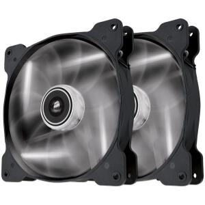CORSAIR AIR SERIES SP140 LED WHITE HIGH STATIC PRESSURE 140MM FAN DUAL PACK