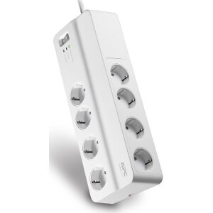 APC PM8-GR ESSENTIAL SURGEARREST 8 OUTLETS 230V WHITE