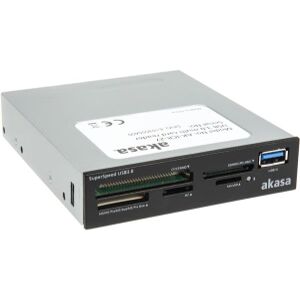 AKASA AK-ICR-27 INTERNAL USB 3.0 CARD READER - BLACK