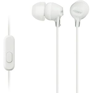 SONY MDR-EX15AP IN-EAR HEADSET WHITE