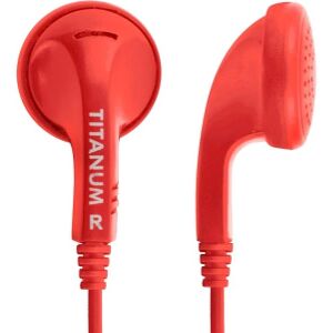 ESPERANZA TH108R STEREO EARPHONES TITANIUM RED