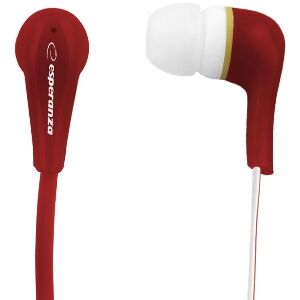 ESPERANZA EH146R STEREO EARPHONES LOLLIPOP RED