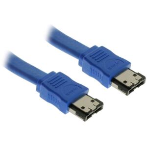 INLINE ESATA II EXTERNAL CONNECTION CABLE 0.5M BLUE