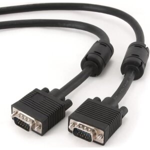 CABLEXPERT CC-PPVGA-30M-B PREMIUM VGA HD15M/HD15M DUAL-SHIELDED WITH 2 FERRITE CORES 30M BLACK