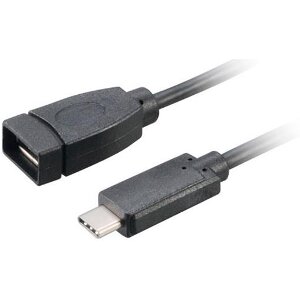 AKASA AK-CBUB30-15BK USB 3.1 TYPE C - TYPE A ADAPTER CABLE 15CM