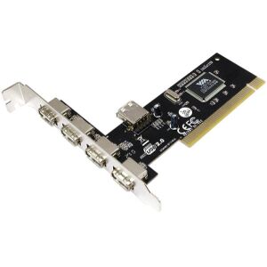 LOGILINK PC0028 USB 2.0 PCI CARD 4+1 PORT 4X EXTERNAL + 1X INTERNAL VIA CHIP