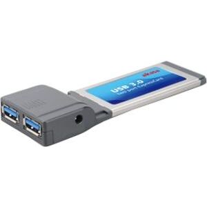 AKASA AK-EXCU3-01 2-PORT USB3.0 PCMCIA EXTENTION CARD