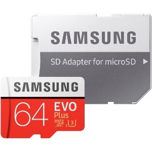 SAMSUNG MB-MC64GA/EU EVO PLUS 64GB MICRO SDXC U3 CLASS 10 + ADAPTER