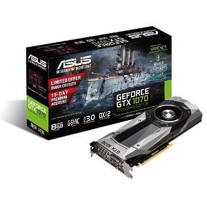 ASUS GEFORCE GTX1070 GTX1070-8G 8GB GDDR5 PCI-E RETAIL