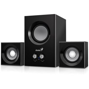 GENIUS SPEAKER SW-2.1 375 BLK 12W